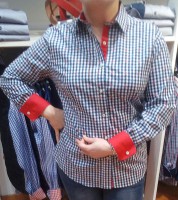 Camisa sra de cuadros